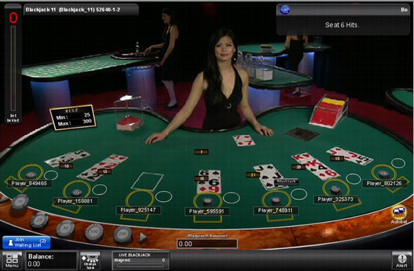 888 Casino Flash Player