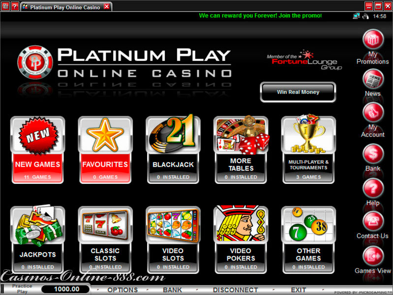 Platinum Casino Online