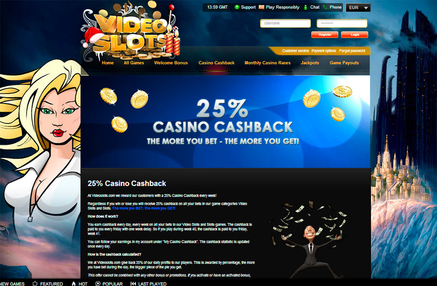 Usa Online Casino Cashback